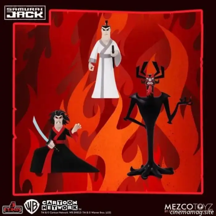 Samurai Jack is now part of Mezco Toyz's 5 Points collection with a premium action figure set.