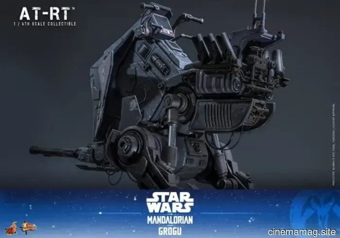 Hot Toys has revealed a sixth scale vehicle and figure set featuring the Imperial Remnant AT-RT and Driver from Star Wars: The Mandalorian, along with Grogu.