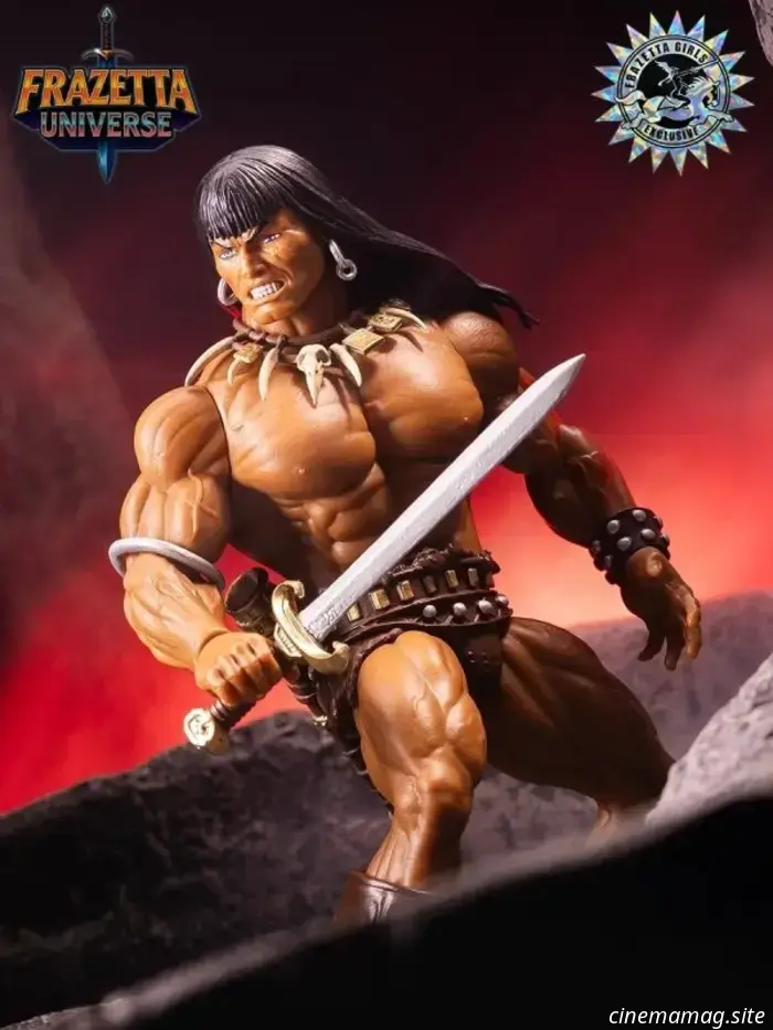 John Carter de Marte, Conan el Bárbaro y Death Dealer lanzan una línea de figuras de acción de estilo retro del Universo Frazetta