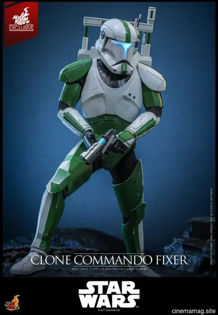 Star Wars: La figura de sexta escala del Clone Commando Fixer de Republic Commando revelada por Hot Toys
