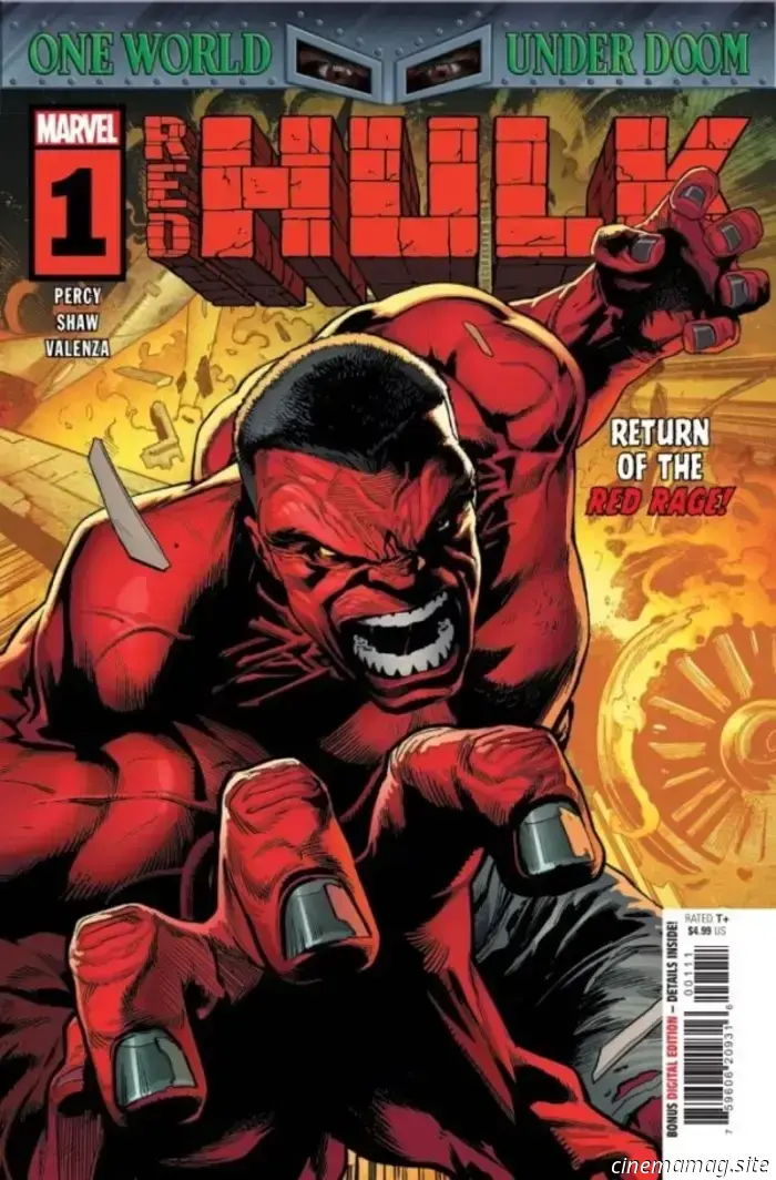 Red Hulk #1-Anteprima del fumetto