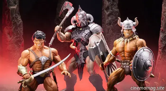 John Carter di Marte, Conan il Barbaro e Death Dealer lanciano una linea di action figure in stile retrò dell'Universo di Frazetta.