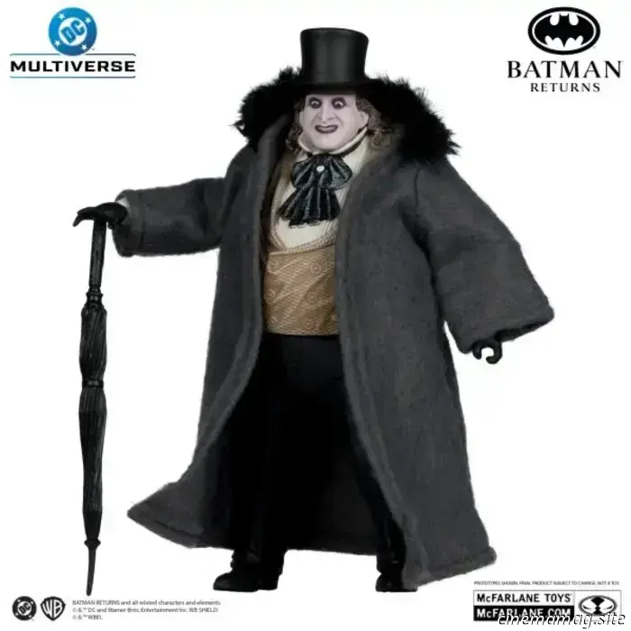Le action figure di Batman Returns della linea DC Multiverse svelate da McFarlane Toys