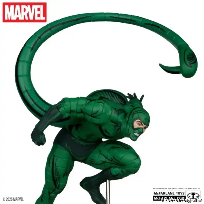 McFarlane Toys revela nuevas figuras coleccionables de Spider-Man, Escorpión y Hulk de Marvel Comics