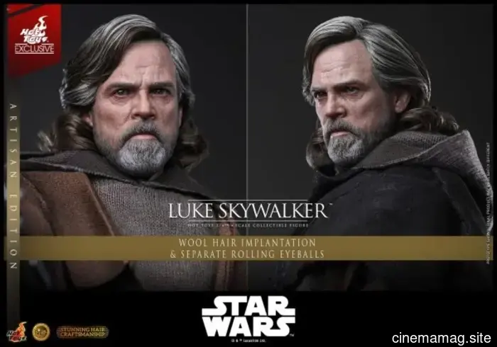 Hot Toys revela la figura de sexta escala Artisan Edition de Luke Skywalker de Star Wars: Los Últimos Jedi.