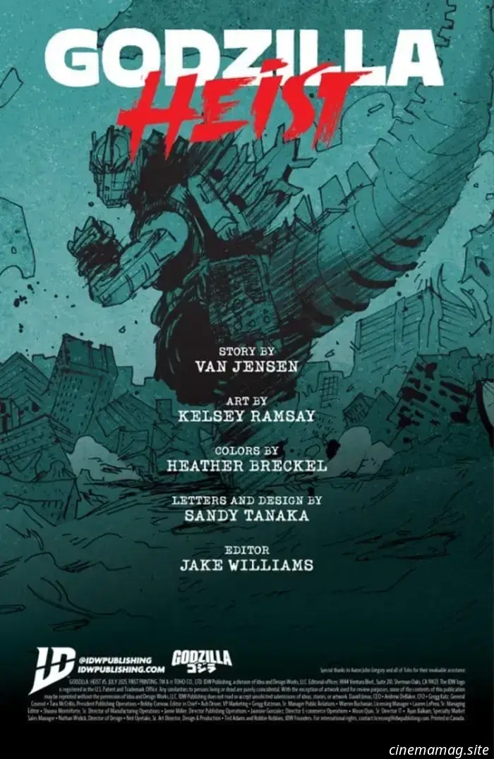 Godzilla: Heist #5 - Comic Book Sneak Peek