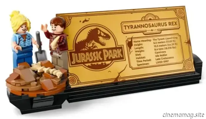 LEGO Jurassic World has unveiled the Tyrannosaurus rex dinosaur fossils set.