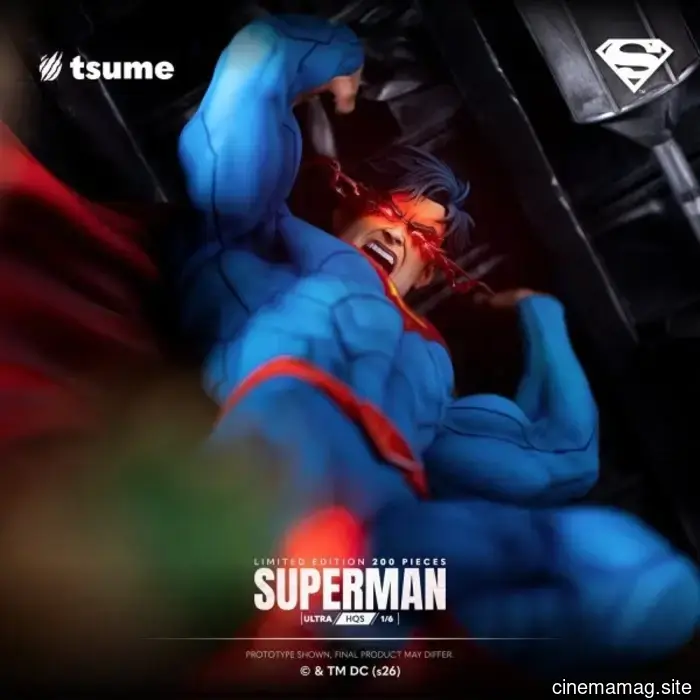 Tsume Art presenta la estatua coleccionable Ultra HQS de Superman inspirada en Jim Lee.