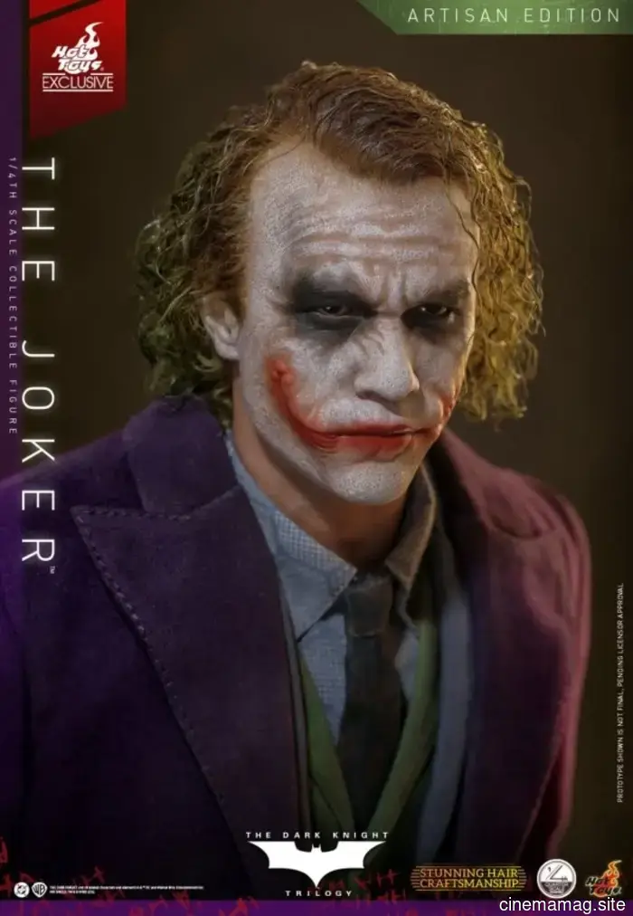 Hot Toys reveals a quarter scale collectible figure of The Joker from The Dark Knight.
