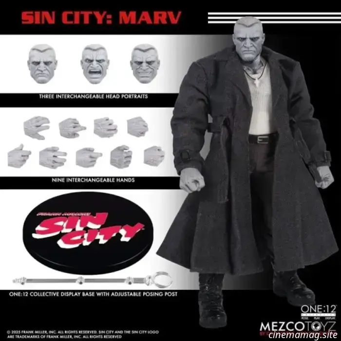 Фигурка Марва из «Города грехов» в линейке One:12 Collective представлена компанией Mezco Toyz.