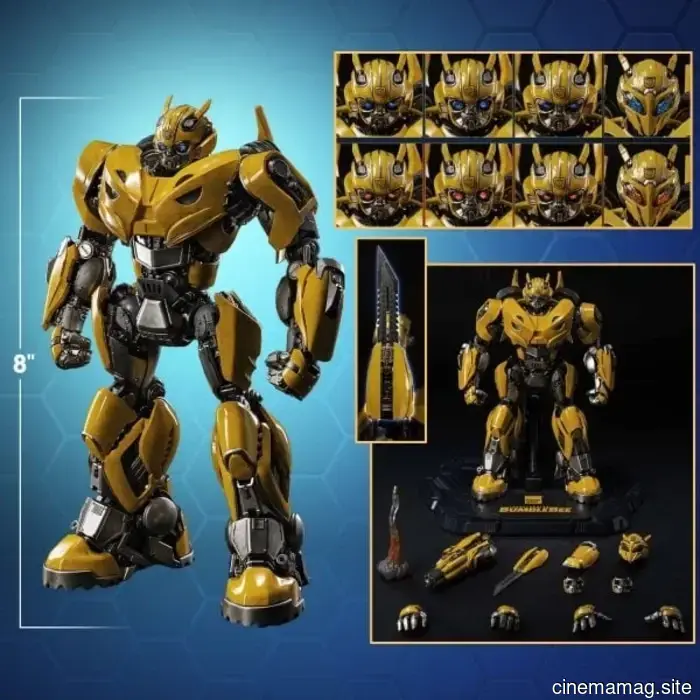 Transformers: figura DLX de Bumblebee presentada por Threezero