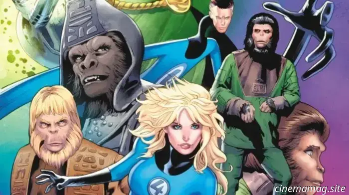 Marvel reveals a crossover series featuring Planet of the Apes and the Fantastic Four.