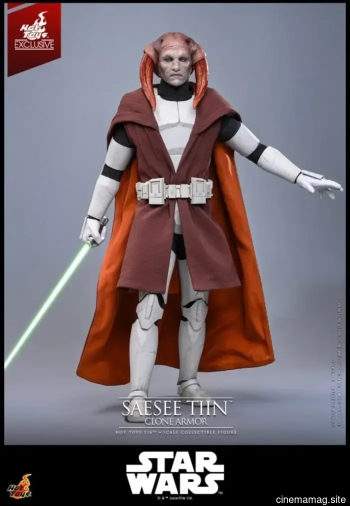 Hot Toys has revealed a sixth scale figure of Saesee Tiin and Clone Commando Sev from Star Wars: The Clone Wars.