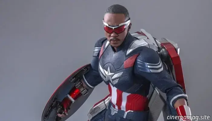 Hot Toys svela Captain America: Brave New World Sam Wilson Cap figura in sesta scala