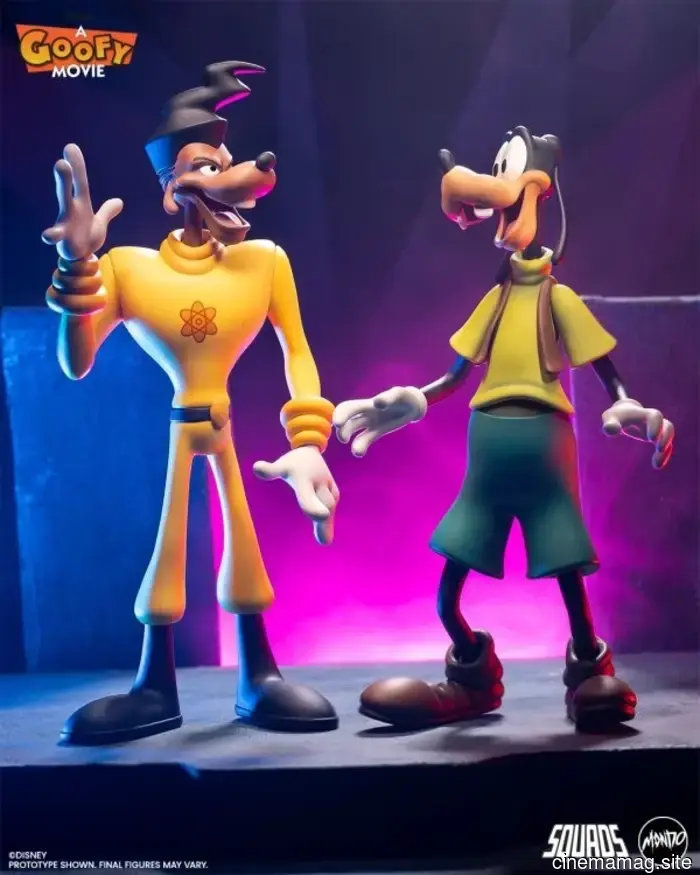 Mondo reveals a set of figures featuring Powerline, Max, and Goofy from A Goofy Movie.