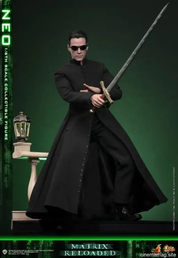 La figura in scala sei di Neo di The Matrix Reloaded svelata da Hot Toys