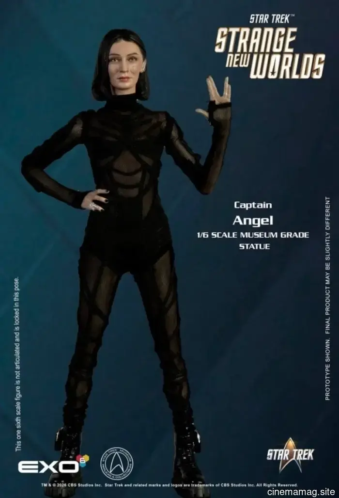 EXO-6 has revealed the sixth scale statue of Captain Angel from Star Trek: Strange New Worlds.