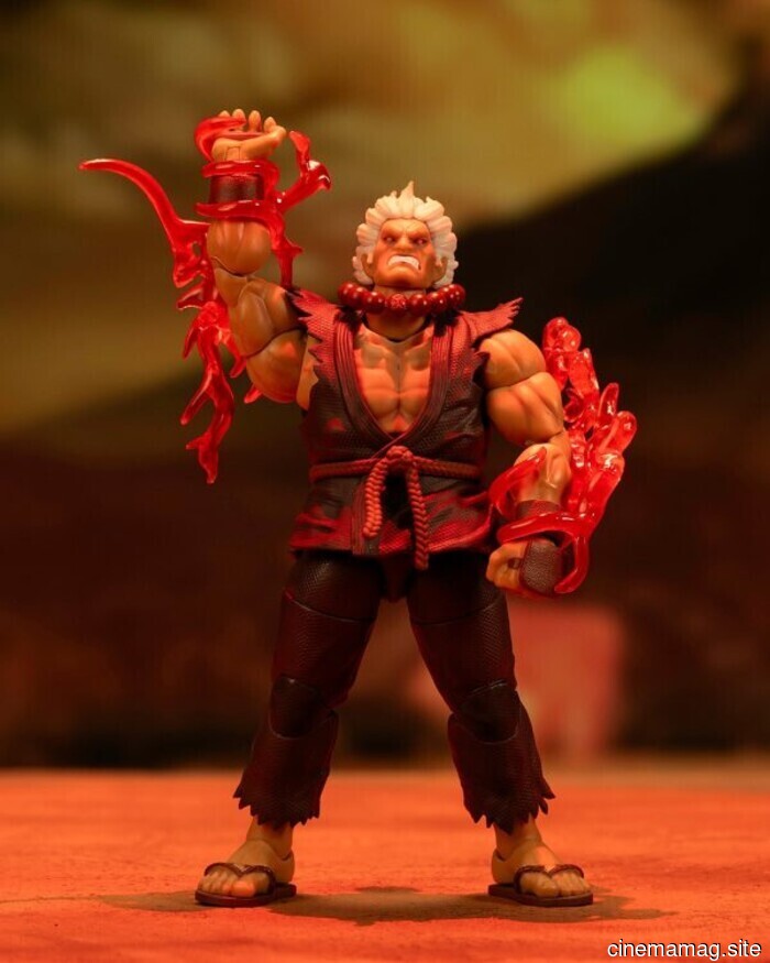 Jada Toys introduces the Ultra Street Fighter II Akuma (Player 2) and 'You Lose' accessory set as exclusives for SDCC.