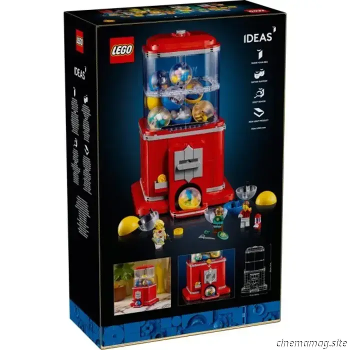 LEGO Ideas Minifigure Vending Machine set unveiled ahead of its June launch.