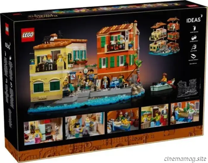 The LEGO Icons Italian Riviera set has been officially revealed.