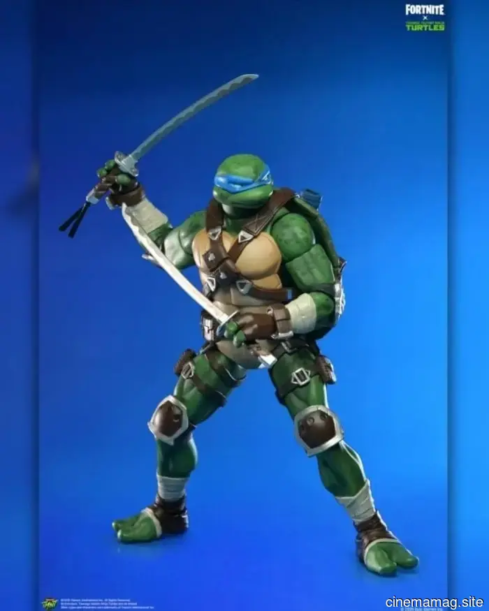 Leonardo e Raffaello si uniscono alla linea di action figure Fortnite x Teenage Mutant Ninja Turtles di NECA.