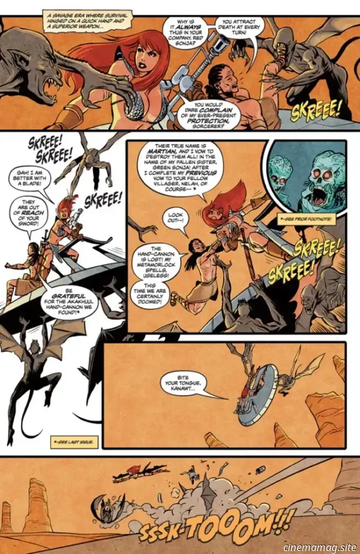 Red Sonja Attacks Mars #2-Anteprima del fumetto