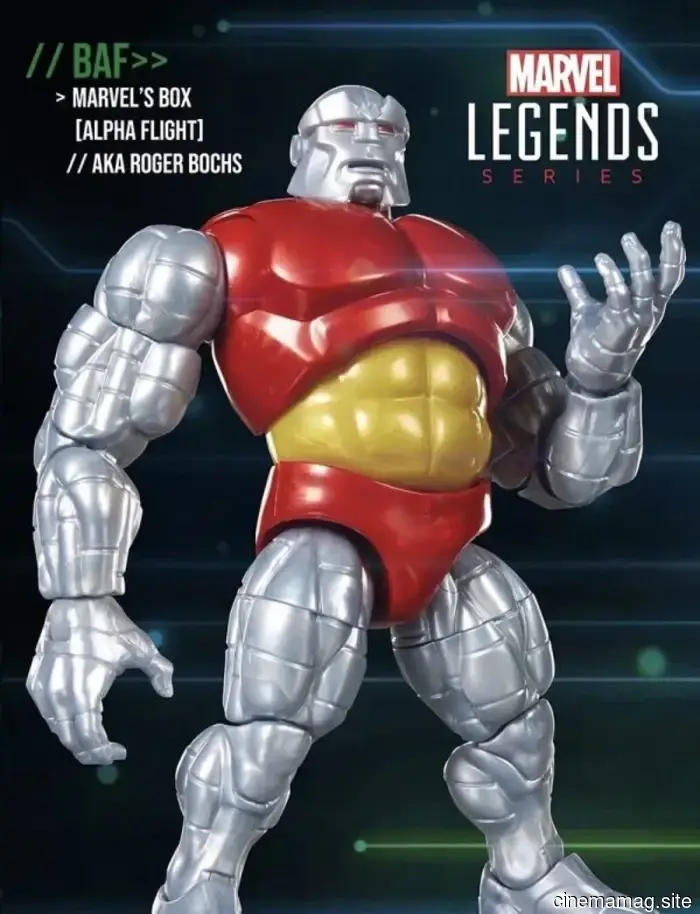 Hasbro introduces the newest Marvel Legends Series figures featuring a Box Build-A-Figure.
