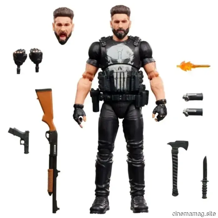 Nueva figura de acción de The Punisher de la serie Marvel Legends presentada por Hasbro