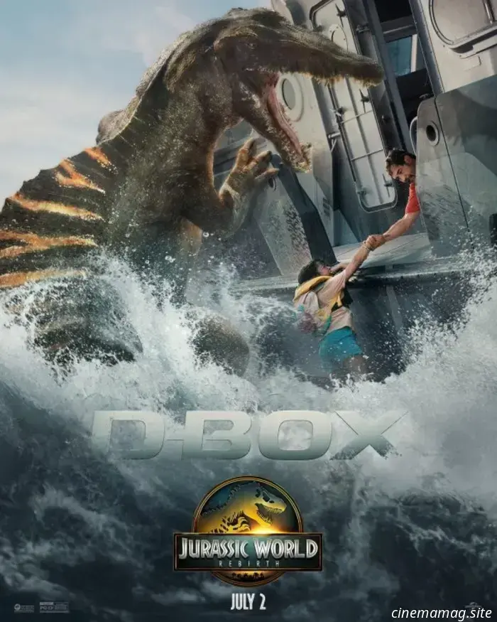 Posters for Jurassic World Rebirth highlight the film's gigantic dinosaurs.