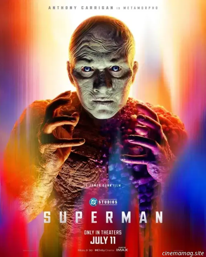 New character posters highlight Superman's foes and complicated allies.
