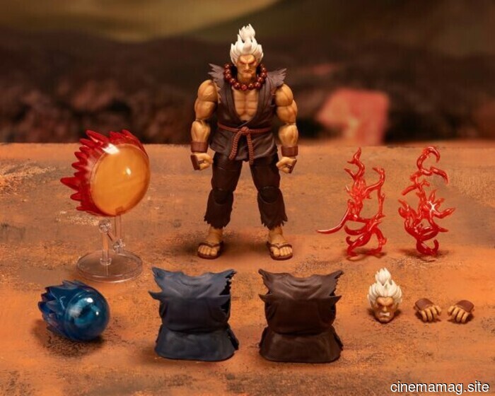 Jada Toys introduces the Ultra Street Fighter II Akuma (Player 2) and 'You Lose' accessory set as exclusives for SDCC.