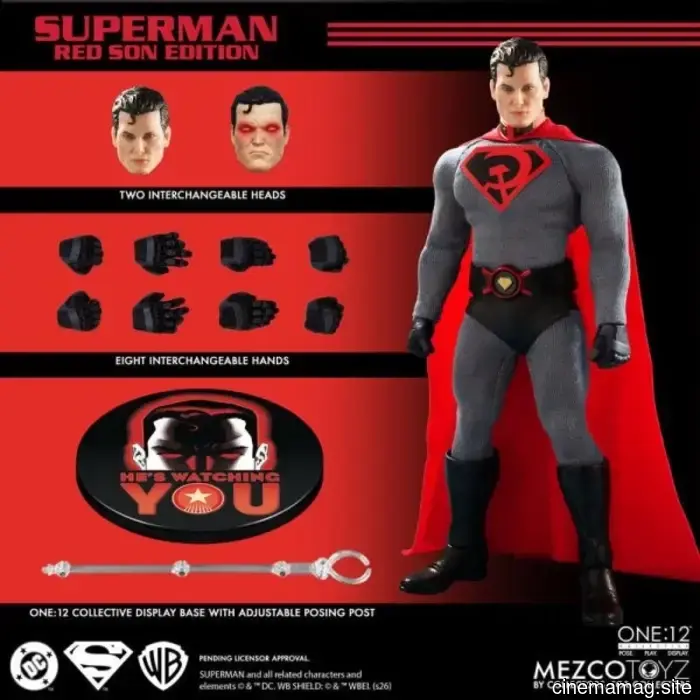 La figura d'azione Red Son Superman One:12 Collective decolla da Mezco Toyz