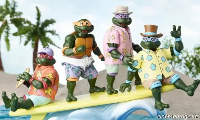 Teenage Mutant Ninja Turtles Bodacious Beach Bros. SDCC esclusivo 4-pack svelato da NECA