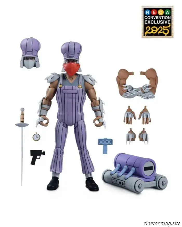 Teenage Mutant Ninja Turtles Ultimate Train Track Takedown Shredder figure revealed as a NYCC exclusive.