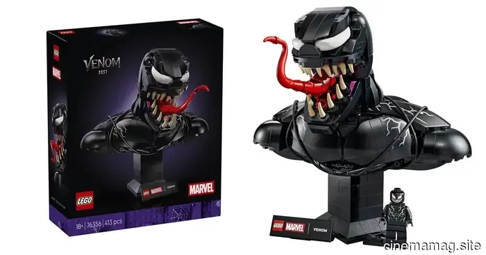 Venom si unisce alla collezione di busti Marvel di LEGO