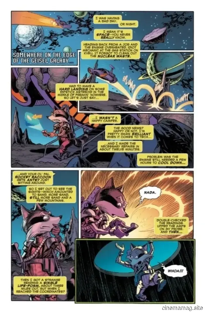 Comic Book Teaser – Rocket Raccoon: Rocket Rewind #1