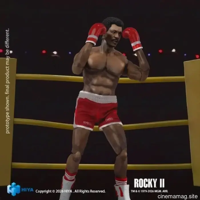 Rocky II Apollo Creed figura d'azione Exquisite Super Series svelata da Hiya Toys