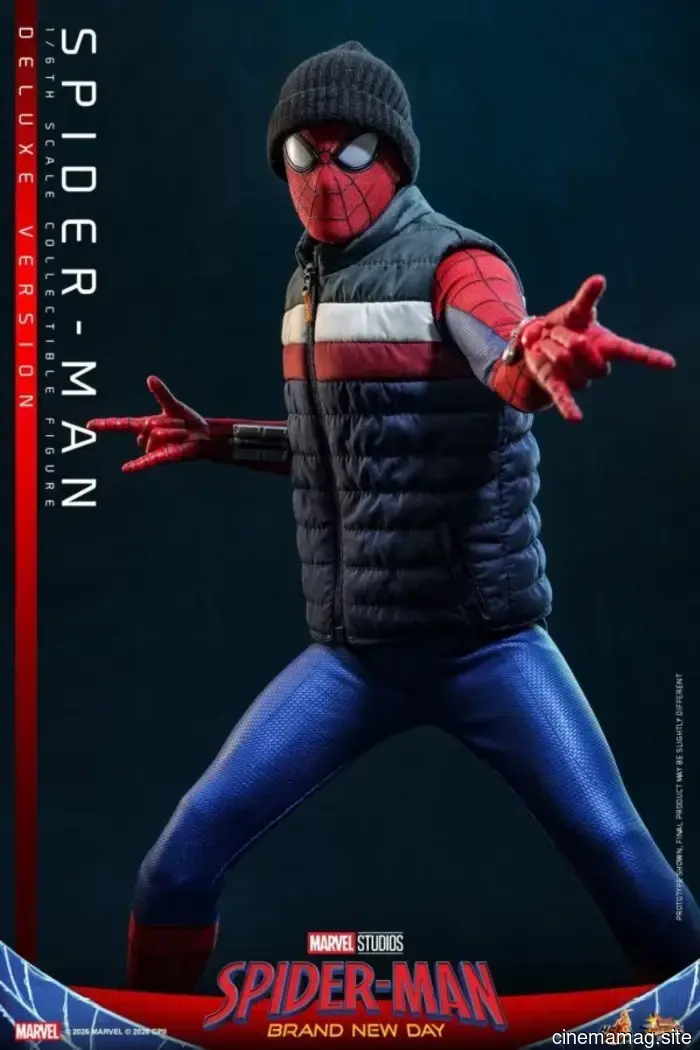 Spider-Man: Brand New Day figura de sexta escala presentada por Hot Toys