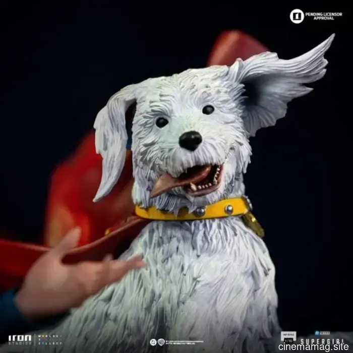 Iron Studios reveals a collectible statue of Supergirl and Krypto.