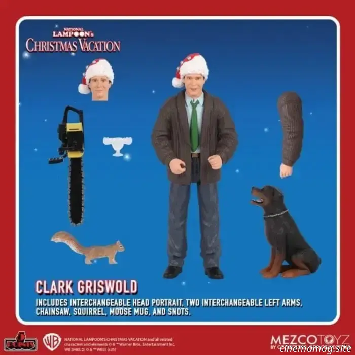 Mezco Toyz has revealed a 5 Points action figure set based on National Lampoon’s Christmas Vacation.