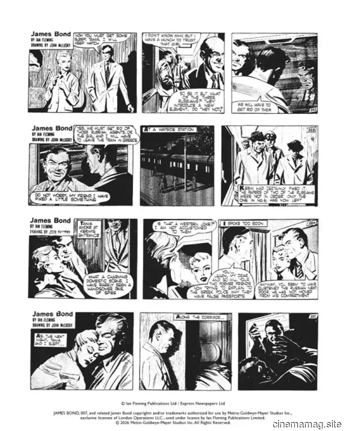 The James Bond Signature Comic Strip Collection by Ian Fleming is set to launch in 2027.