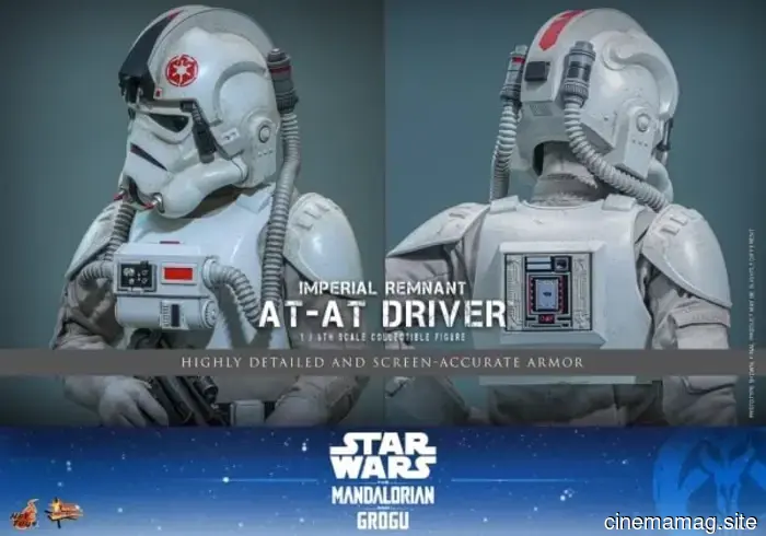 Hot Toys has introduced the sixth scale figure of the Imperial Remnant AT-AT Driver from Star Wars: The Mandalorian, featuring Grogu.