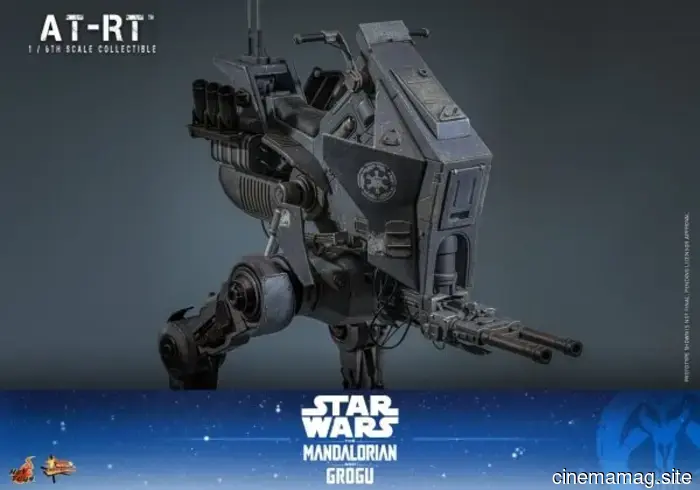 Hot Toys has revealed a sixth scale vehicle and figure set featuring the Imperial Remnant AT-RT and Driver from Star Wars: The Mandalorian, along with Grogu.