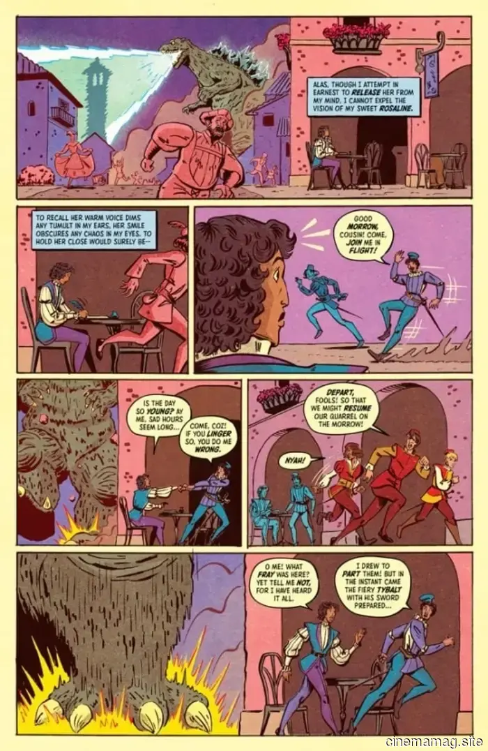 Avance de Cómic – El Teatro de Obras Maestras de Godzilla Presenta: Romeo y Julieta y Godzilla #1