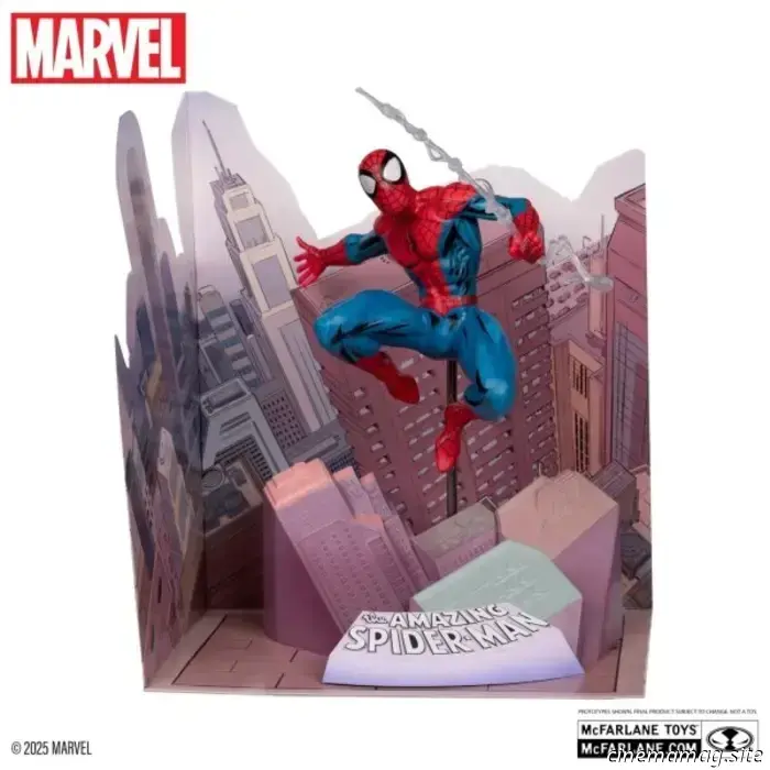 McFarlane Toys has revealed new Marvel collectibles featuring Spider-Man, Black Panther, The Thing, and Beast.