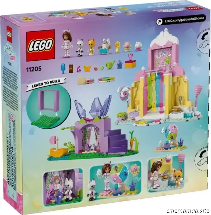 LEGO reveals sets that are tied to Gabby's Dollhouse: The Movie.