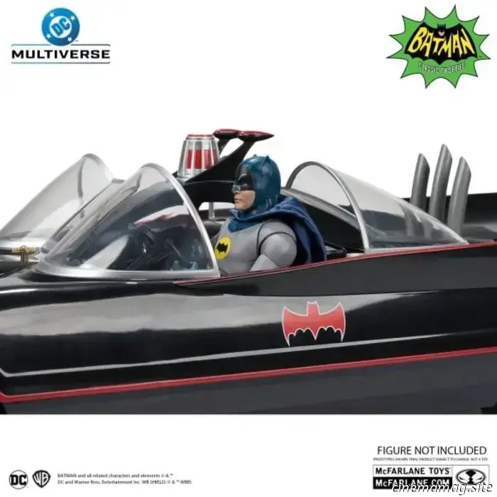La Batmobile della serie TV classica di Batman entra a far parte della linea DC Multiverse di McFarlane Toys.