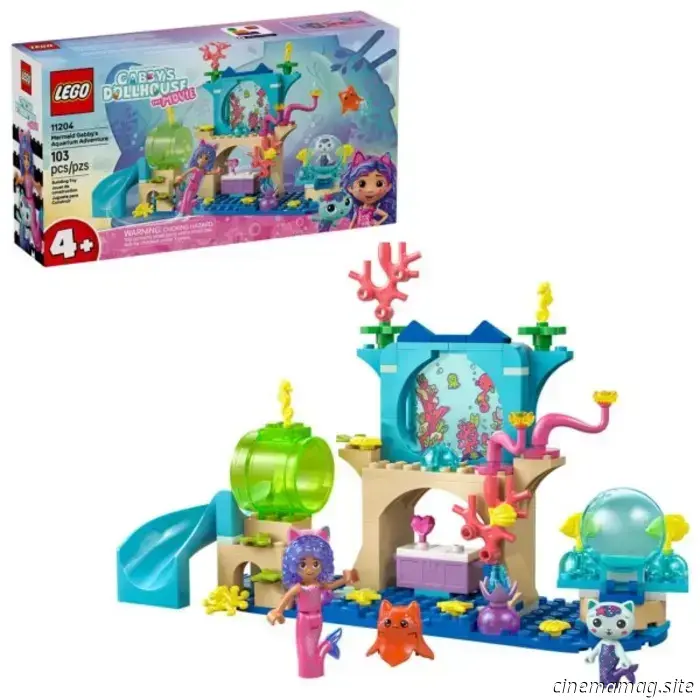 LEGO reveals sets that are tied to Gabby's Dollhouse: The Movie.