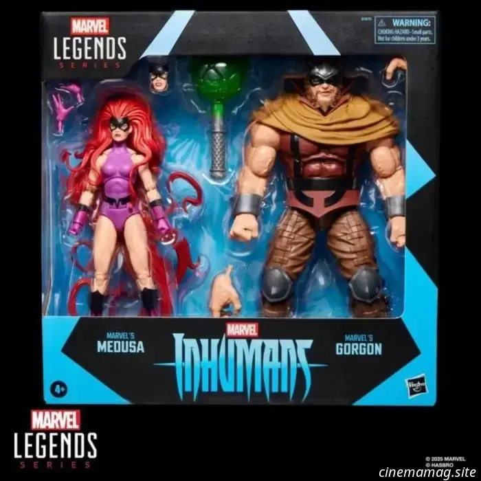 Hasbro has revealed a 2-pack of Medusa and Gorgon from the Marvel Legends Series featuring the Inhumans.