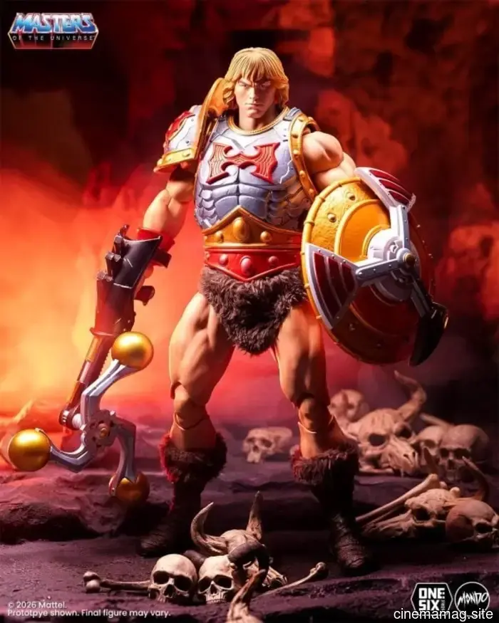 Mondo presenta a He-Man 2.0 en su colección de figuras de sexta escala de Masters of the Universe.
